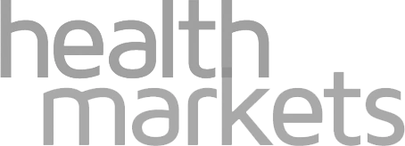 Health Markets Logo Greyscale